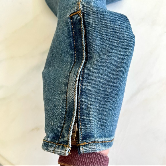 Black Orchid Jude Zipper Detail Skinny Jean Indigo Sz 26 - Picture 8 of 13
